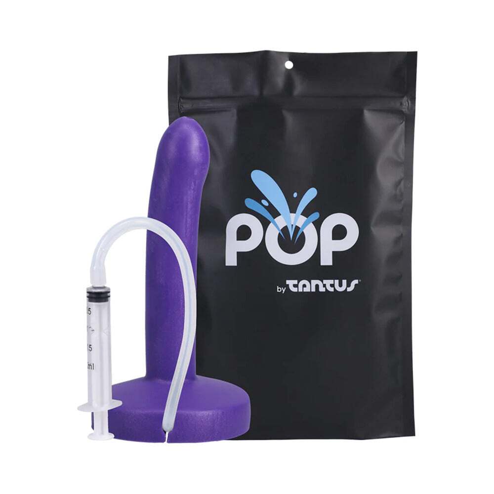 Dildo by Tantus in Purple shown for use by Her or Him