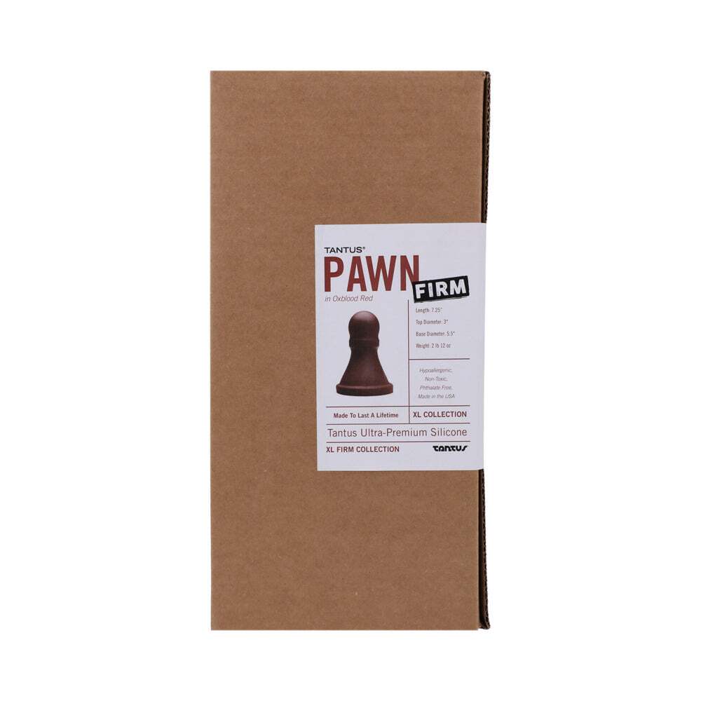 Dildo from Tantus in Wine Red Burgundy designed for anal sex with Her or Him