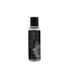Bottle of 2 oz Vegan Lube Sliquid showing plant-powered formula