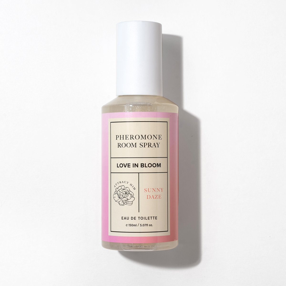 Bottle of  Vegan Lube Eye of Love showing plant-powered formula