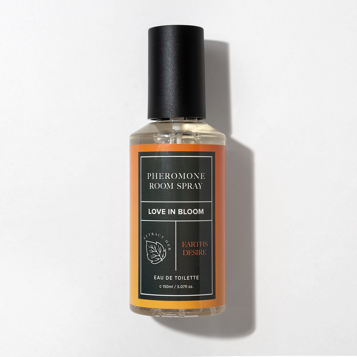 Bottle of  Vegan Lube Eye of Love showing plant-powered formula