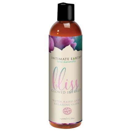 Best plant-based Intimate Earth Bliss Water-Based Anal Relaxing Glide 8oz personal lubricant by Intimate Earth on sale at herVibrators.com.