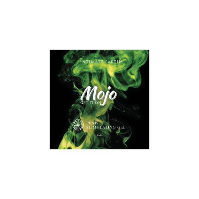 Best plant-based MOJO Penis Stimulating Gel 3ml Foil SINGLE personal lubricant by Intimate Earth on sale at herVibrators.com.