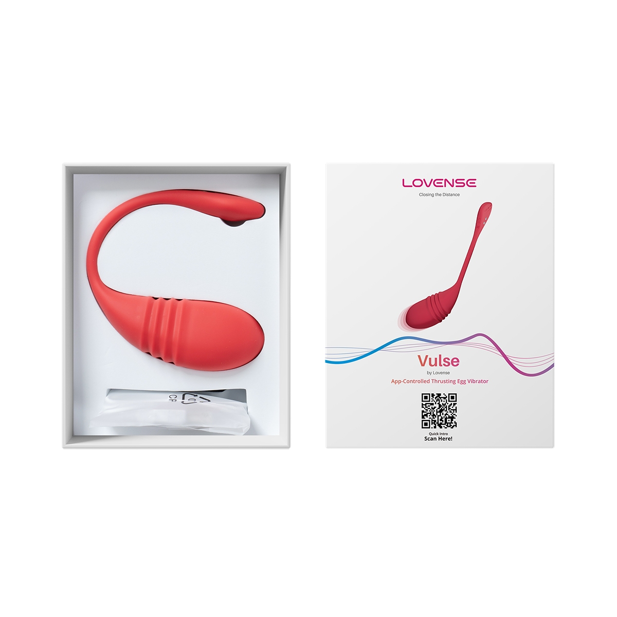 Close-up of the  Lovense vibrator for texture detail
