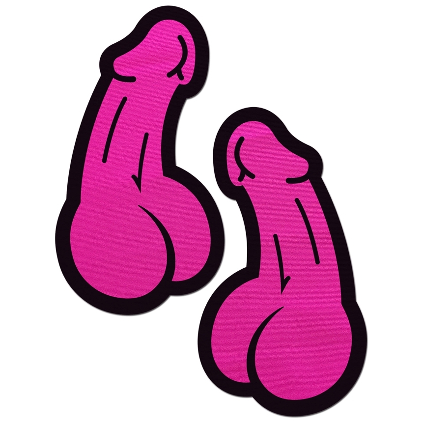 Feel sexy wearing sexy nipple covers  pink penises! Wearing pink penises nipples covers by pastease can be fun and sexy!