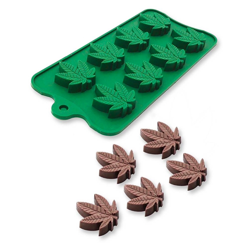 Buy  cannabis silicone mold book for her.
