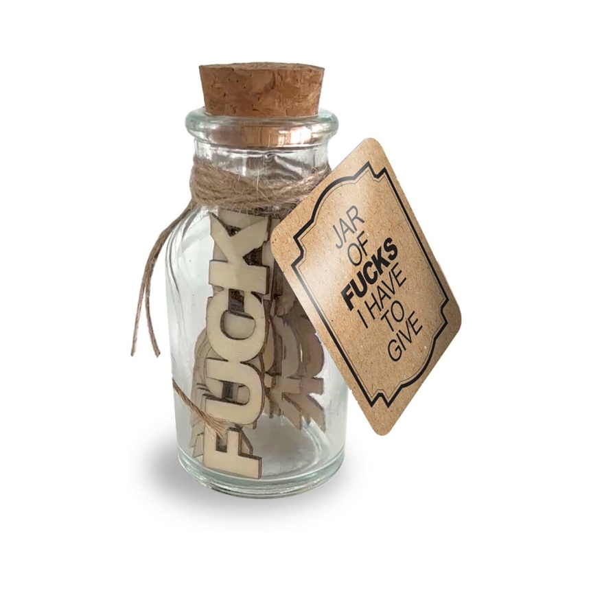 Buy  jar of fucks i have to give book for her.