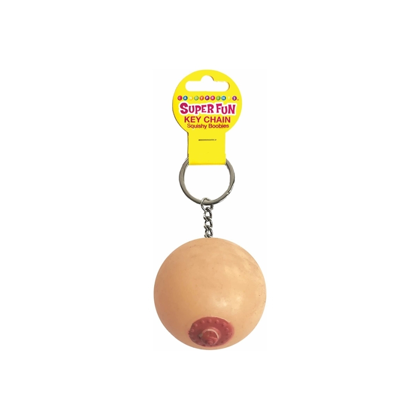 Buy  super fun key chain one squishy boob book for her.