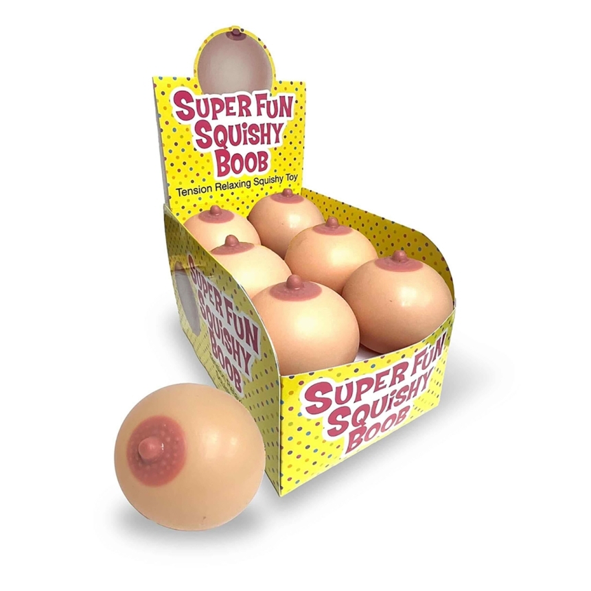 Buy  stress boobie 12 piece display book for her.