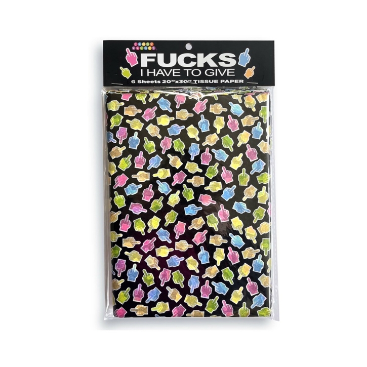 Buy  Fucks I Have to Give Tissue Paper book for her.