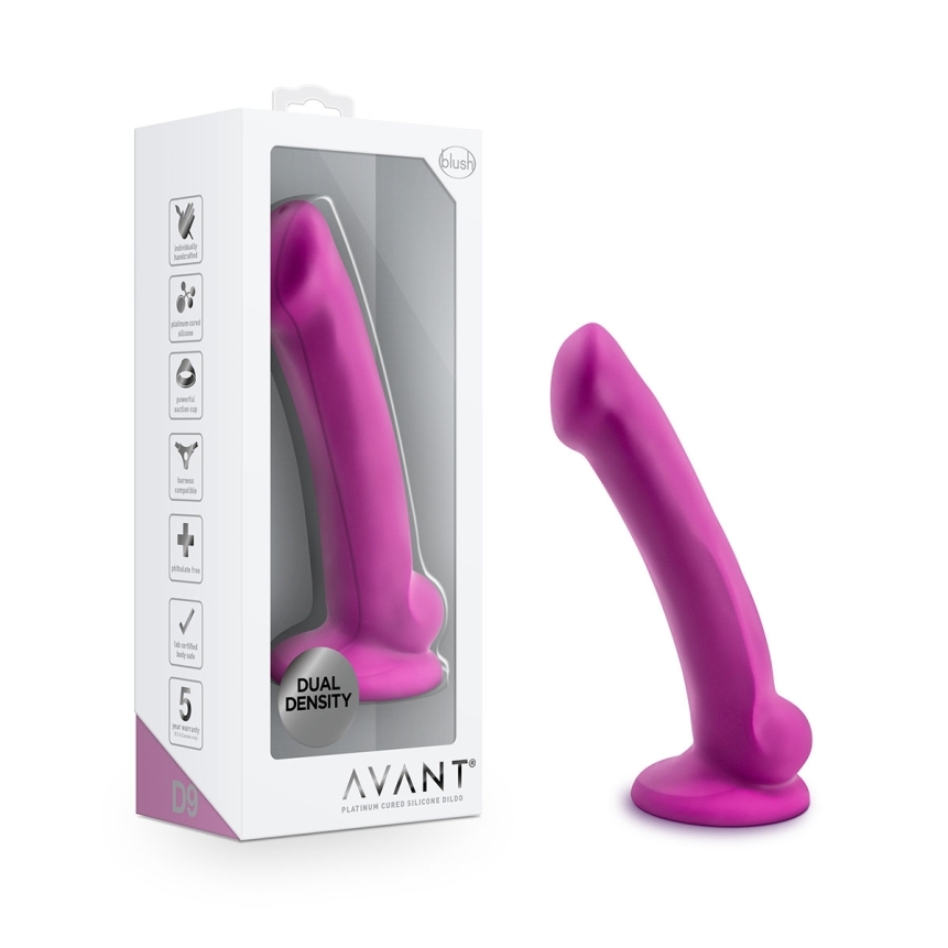 Avant d9 ergo mini violet dildo made by avant on sale at hervibrators. Com