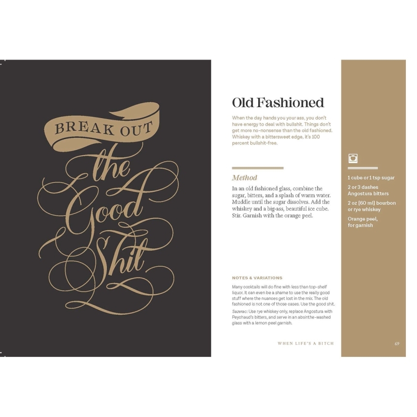 Buy  classy as fuck cocktails book for her.