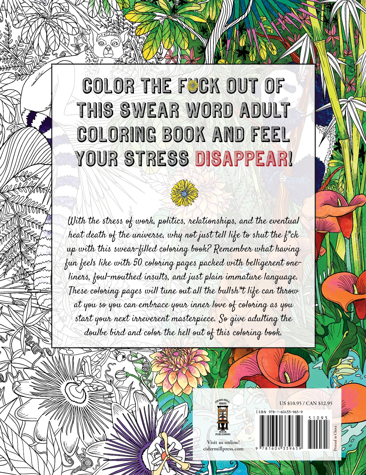 Buy  Fuck Off, I'm STILL Coloring Coloring Book book for her.
