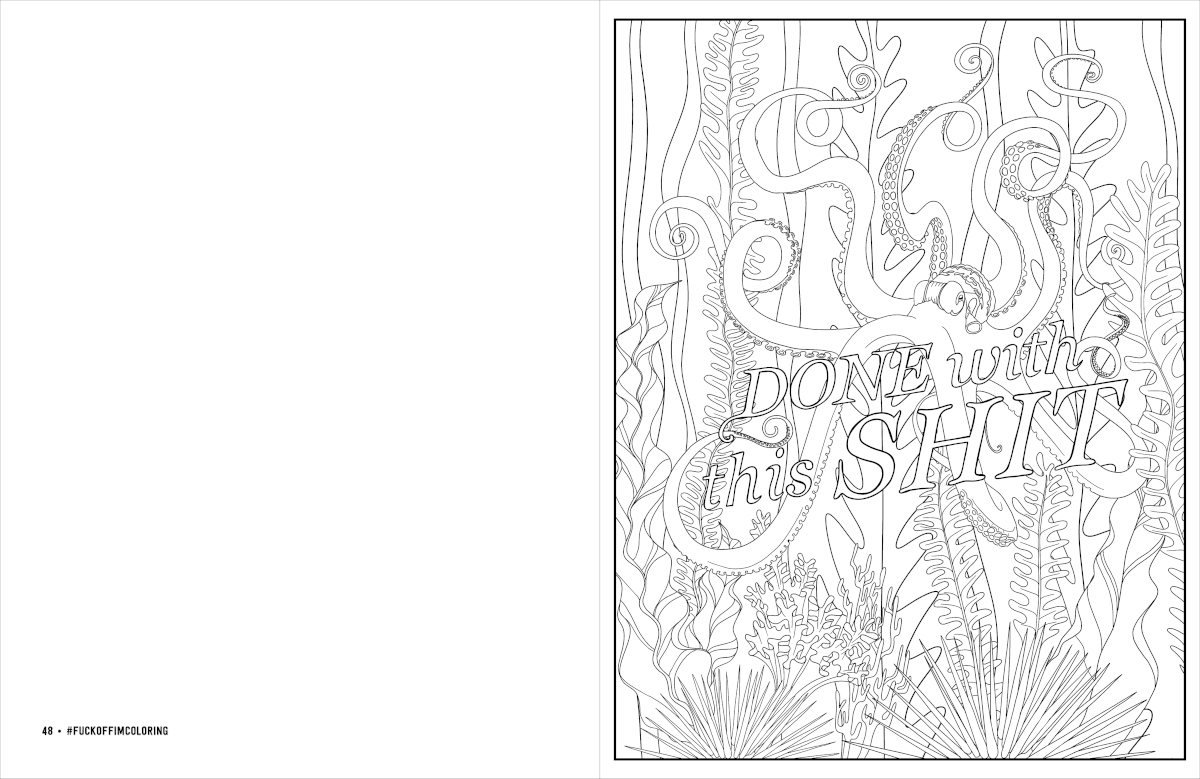 Buy  Fuck Off, I'm STILL Coloring Coloring Book book for her.
