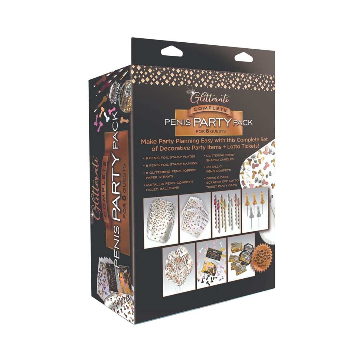 Buy  Glitterati Party Pack Penis book for her.