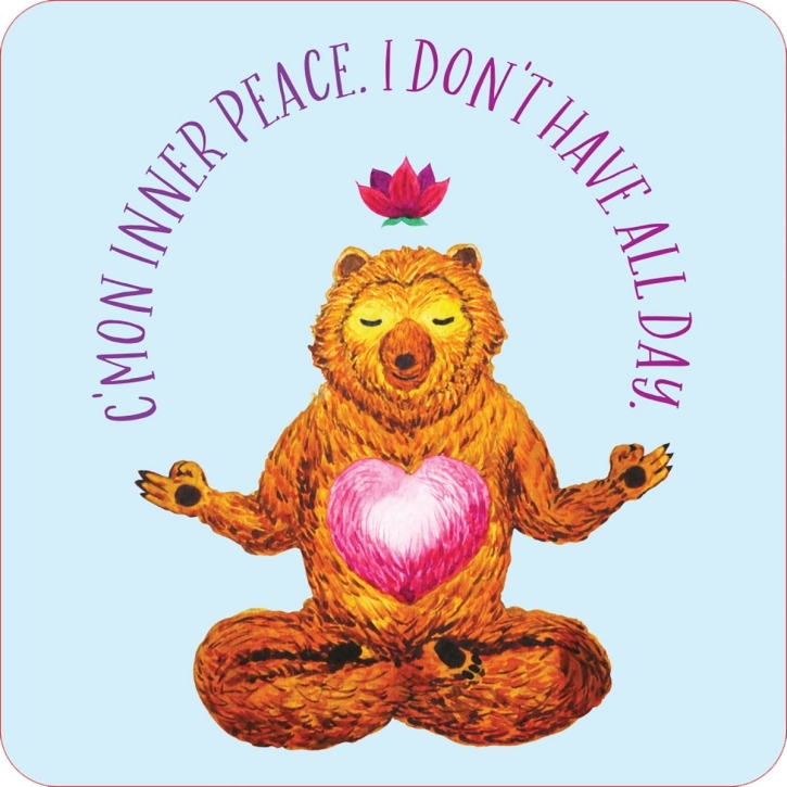 Buy  Inner F*cking Peace Cards (Set of 60) book for her.