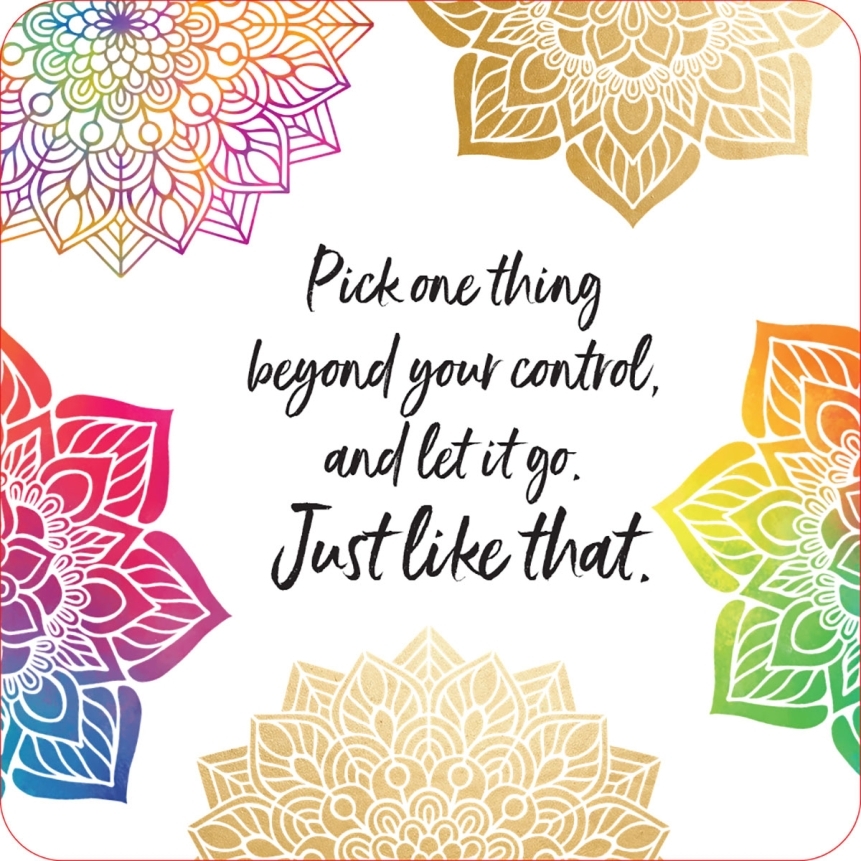 Buy  inner f*cking peace cards (set of 60) book for her.