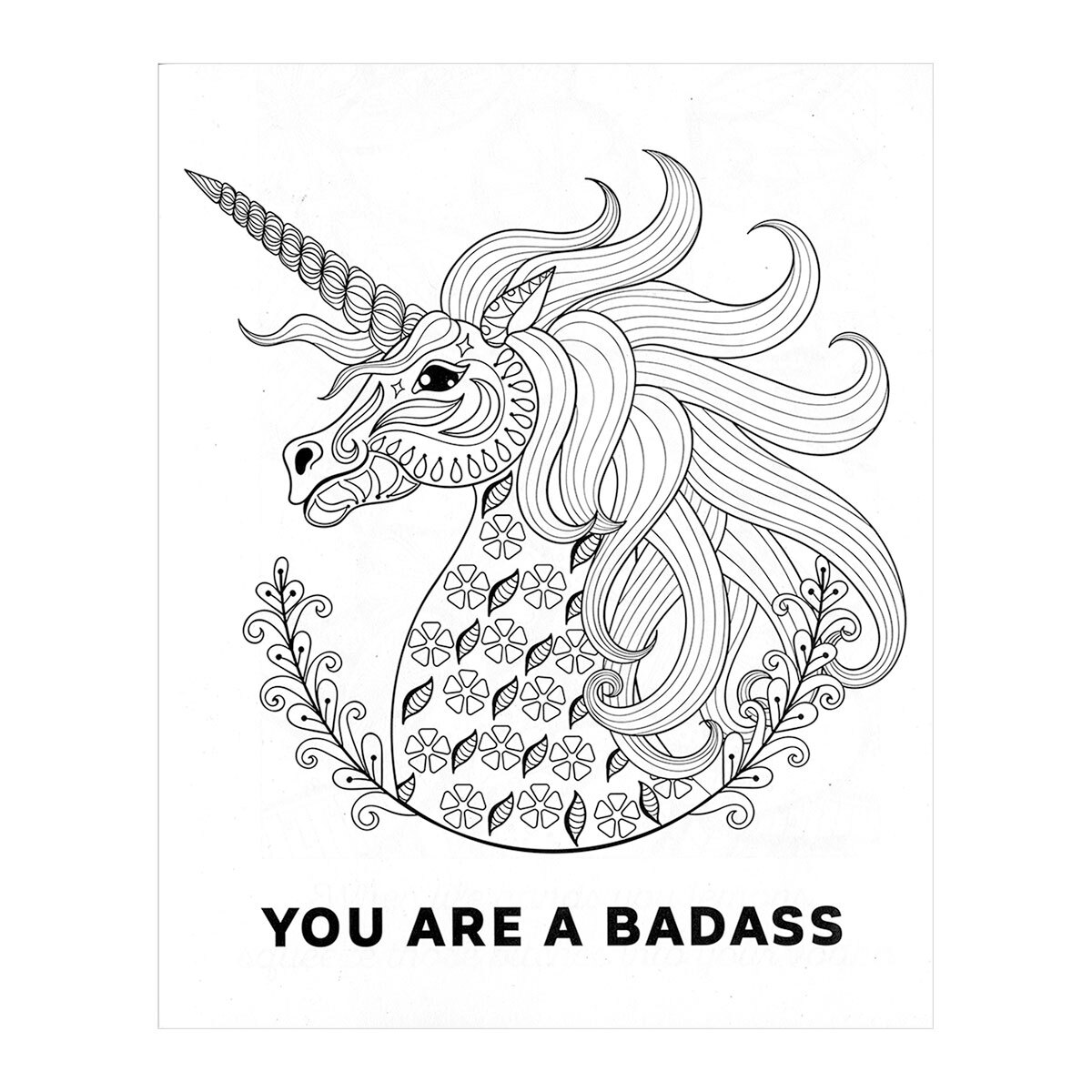 Buy Positive Sh*t to Color Yourself Happy Cheer the F*ck Up Coloring Book book for her.