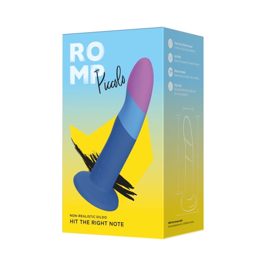Romp piccolo dildo made by romp on sale at hervibrators. Com