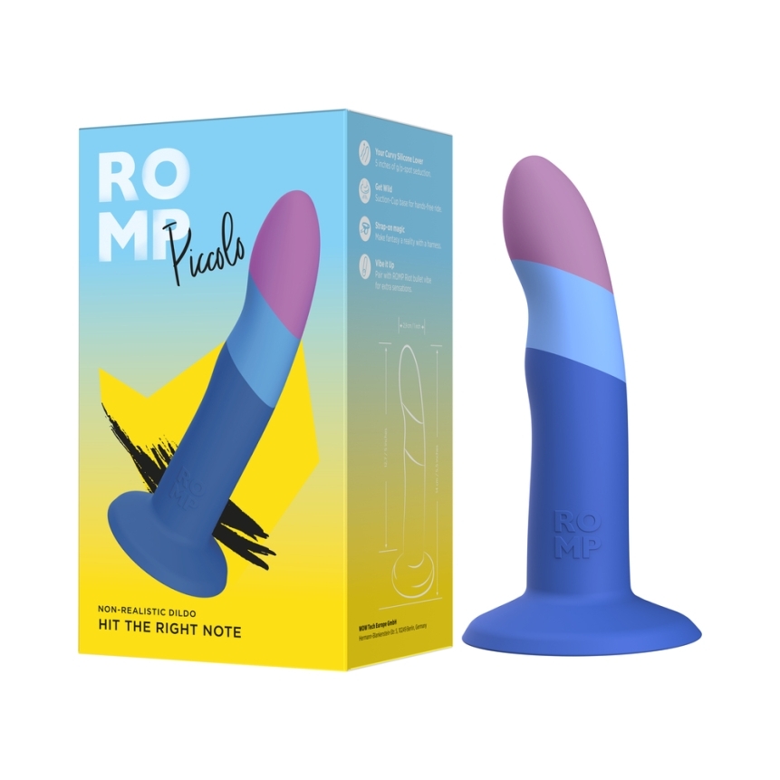 Romp piccolo dildo made by romp on sale at hervibrators. Com