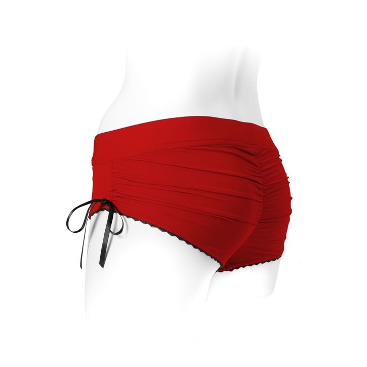 Large Sasha Harness Dildo Red Black Nylon is crafted for adults who value luxury design and a tailored, body-aware experience