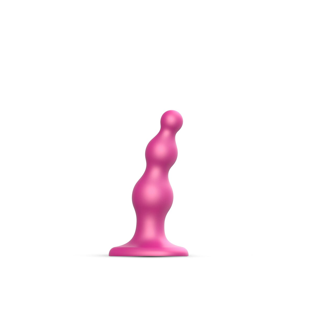 Strap On Me Beads Plug Dil Metallic Raspberry Small dildo made by Strap-On-Me on sale at herVibrators.com
