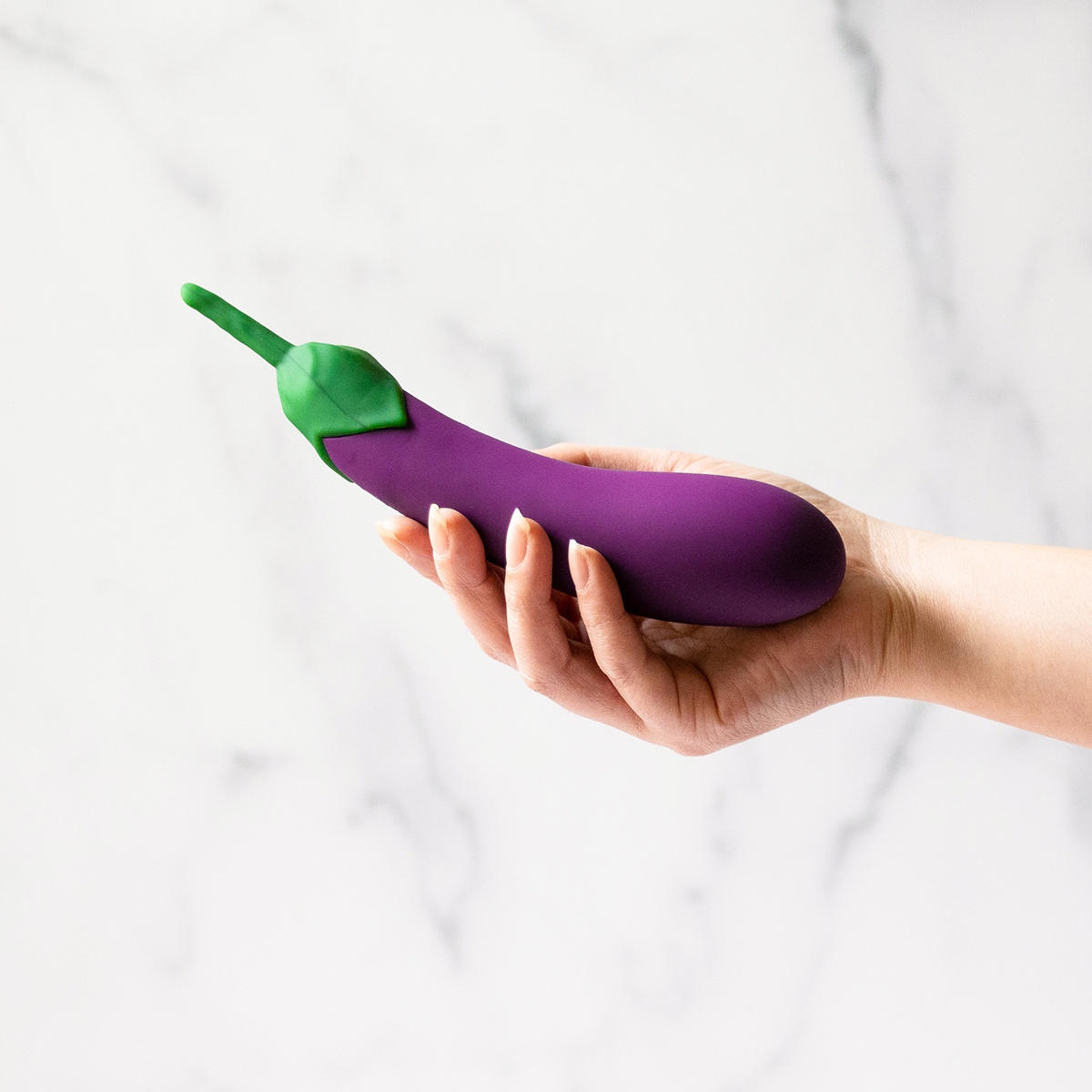 Close-up of the  Emojibator vibrator for texture detail