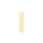 Cream Emojibator vibrator Tiny shown in hand for scale