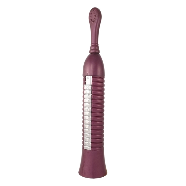 Eroscillator vibrator 2 Top Deluxe shown in hand for scale