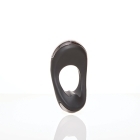 Hot Octopuss vibrator Atom Plus C-Ring shown in hand for scale