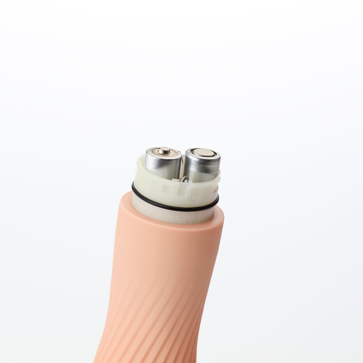 Close-up of the  TENGA vibrator for texture detail