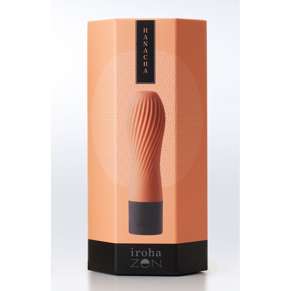 Angled view of the  TENGA vibrator designed for intimate use