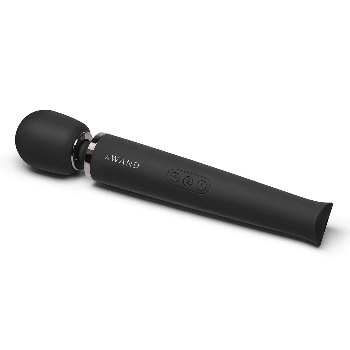 Product image of the Black Le Wand vibrator on clean background