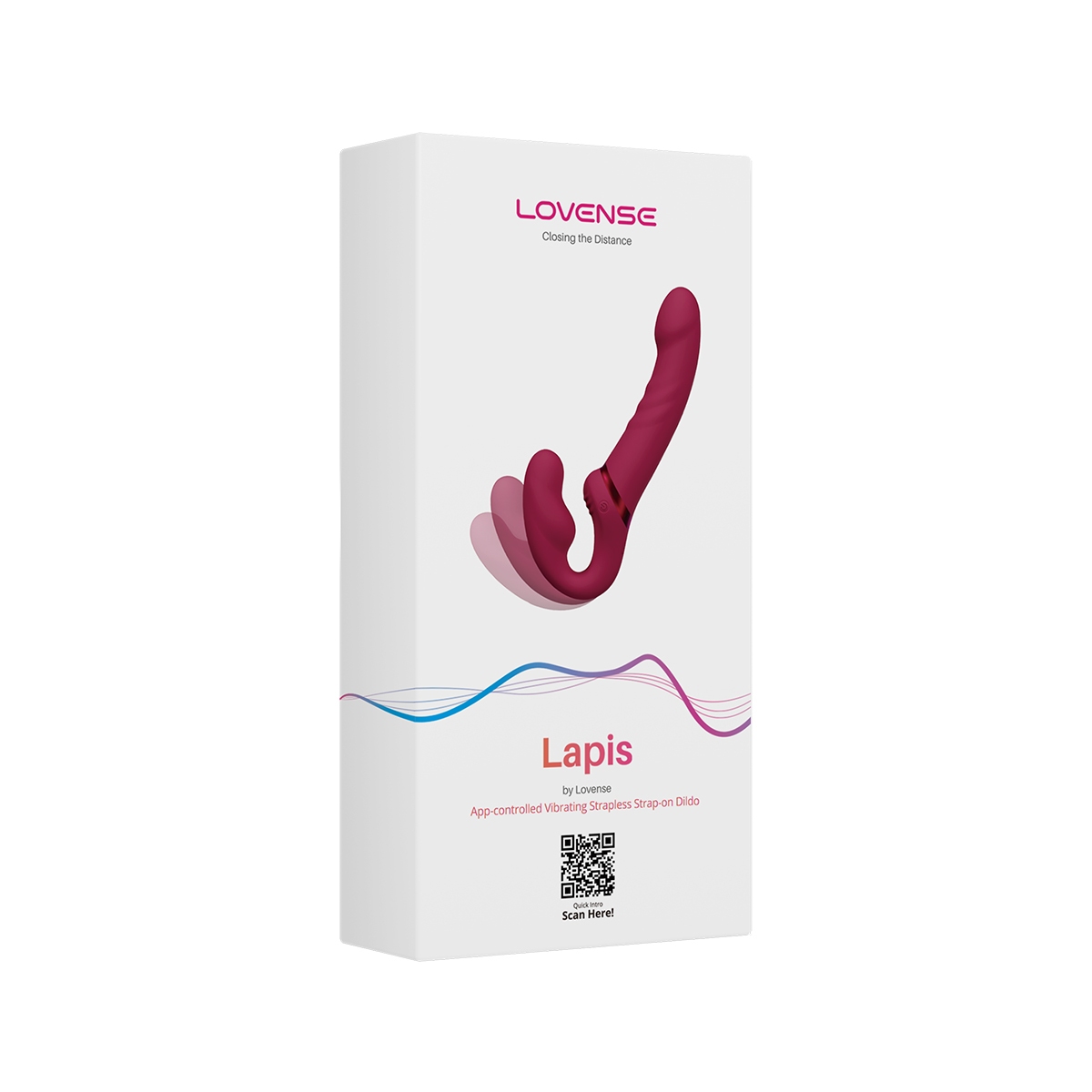 Close-up of the  Lovense vibrator for texture detail