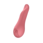 Luv Inc vibrator Tongue Taupe shown in hand for scale