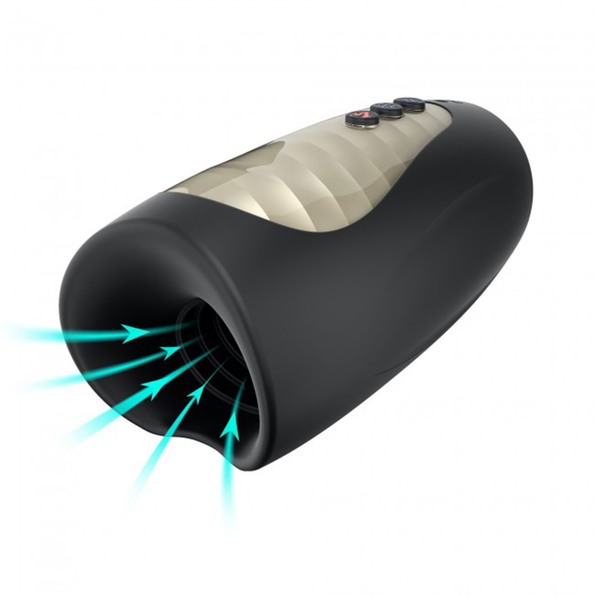 Close-up of the  Man Wand vibrator for texture detail