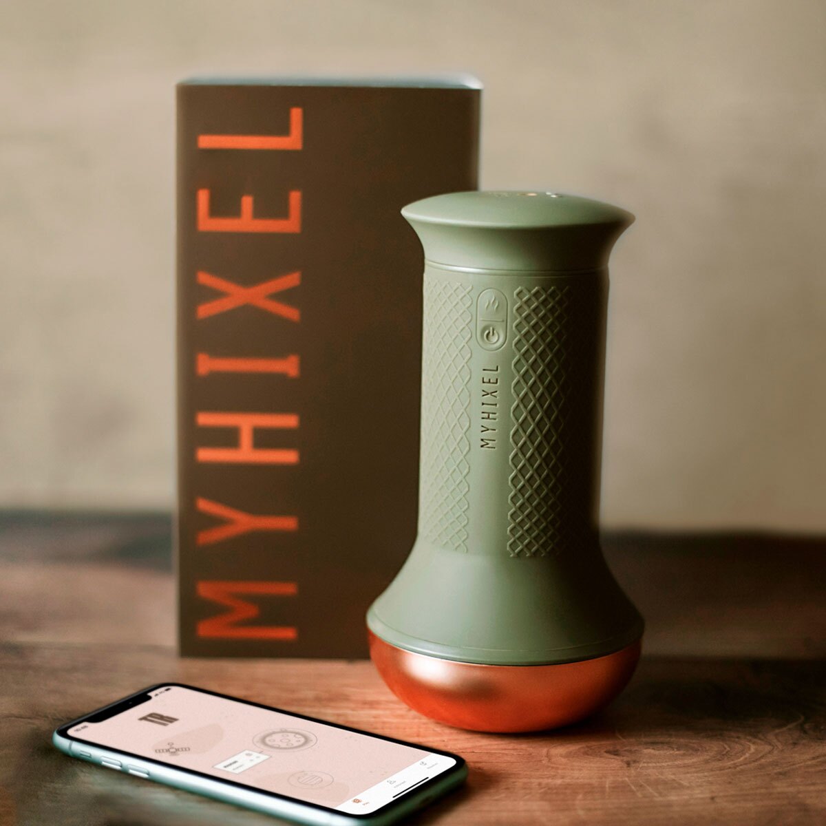 Fully assembled  MYHIXEL vibrator with smooth exterior