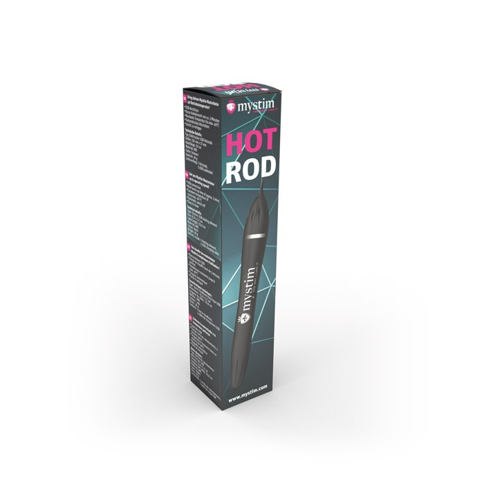 Close-up of the  Mystim vibrator for texture detail