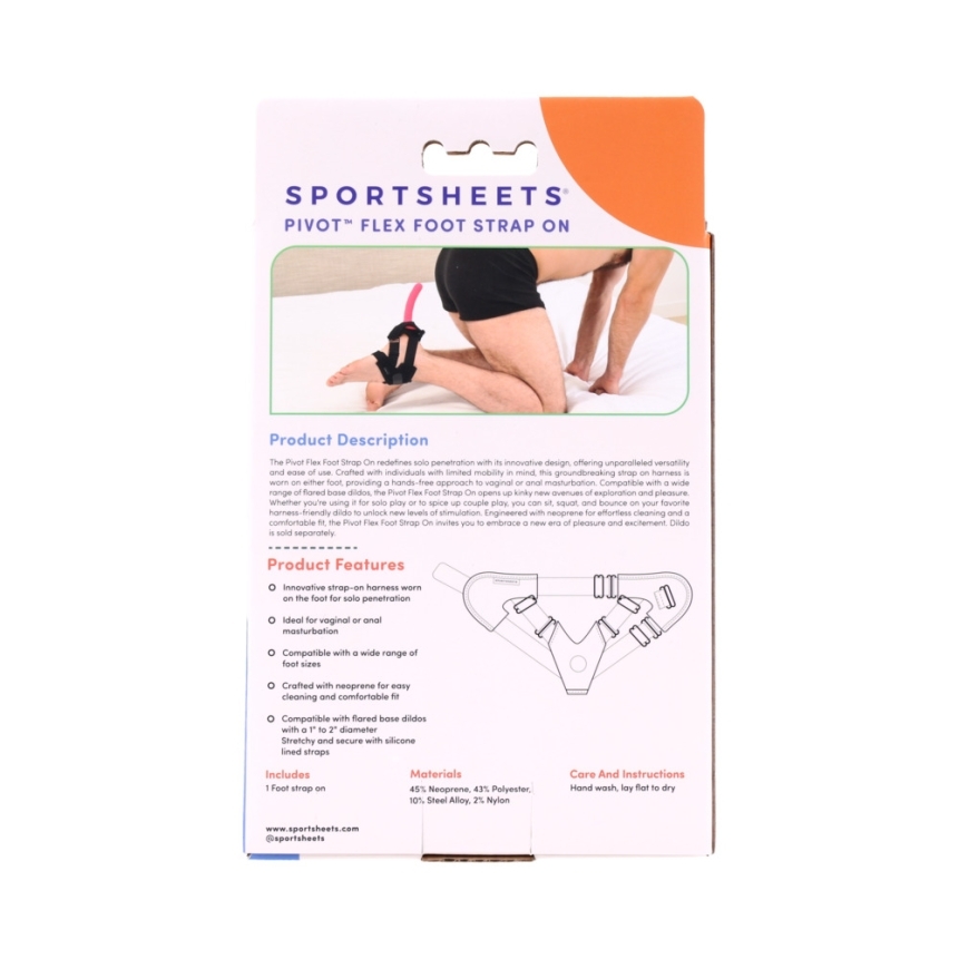 Buy  ss pivot flex foot strap on book for her.