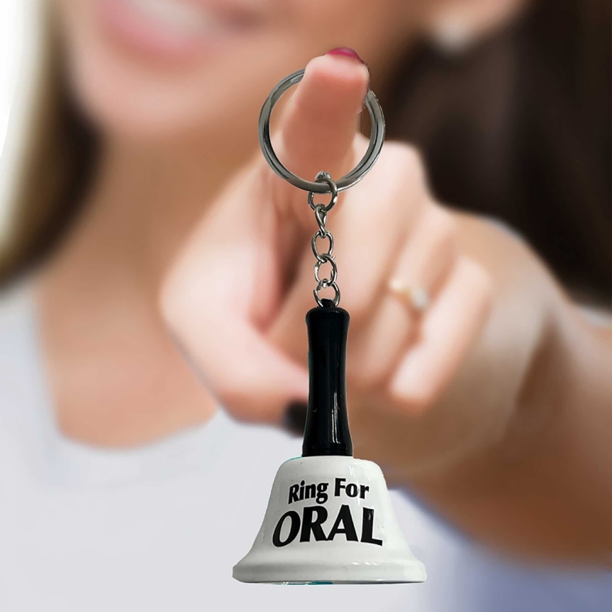 Buy  super fun key chain ring for oral book for her.