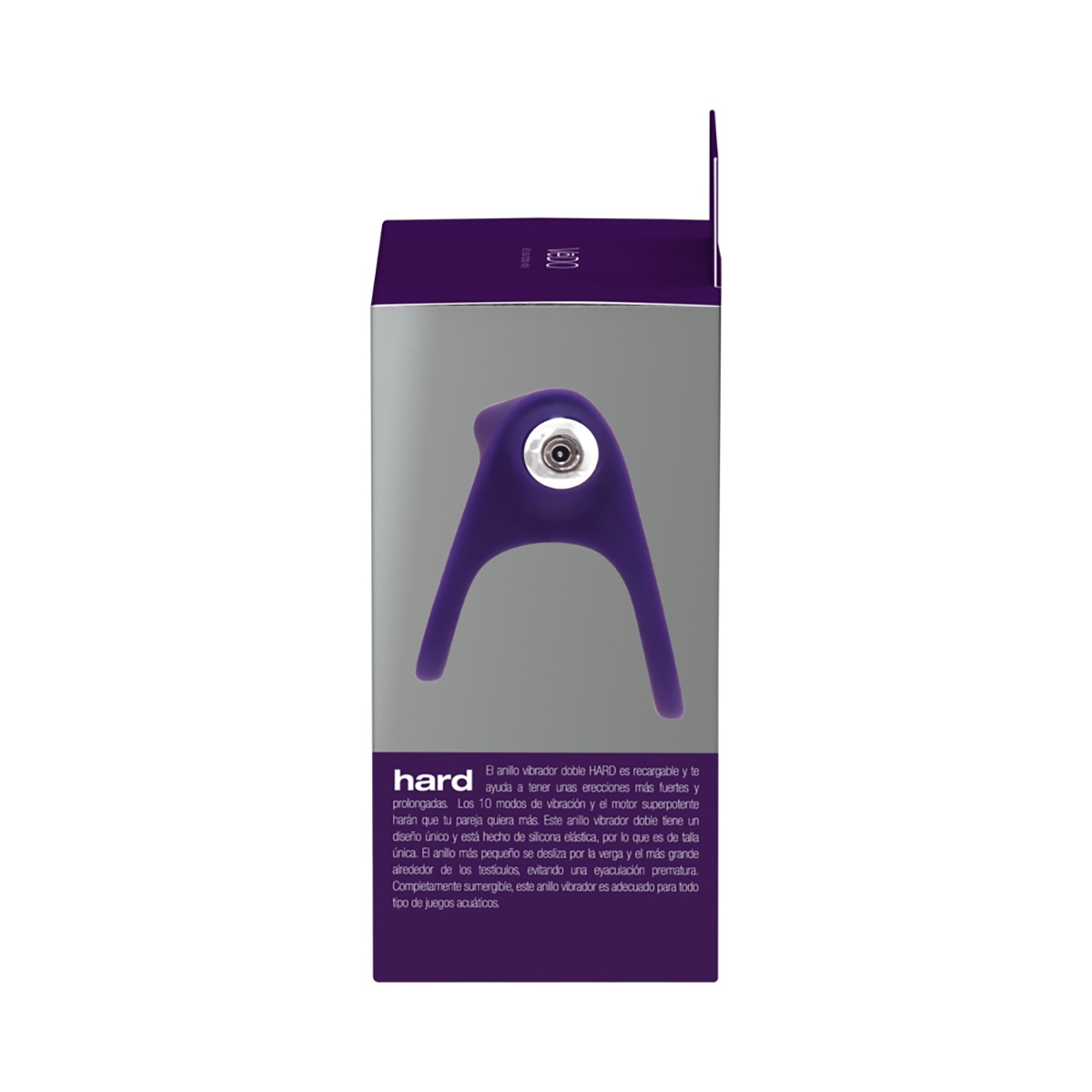 Close-up of the Purple VeDO vibrator for texture detail