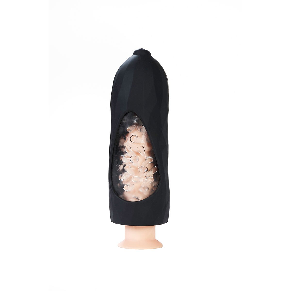 Close-up of the Black VeDO vibrator for texture detail