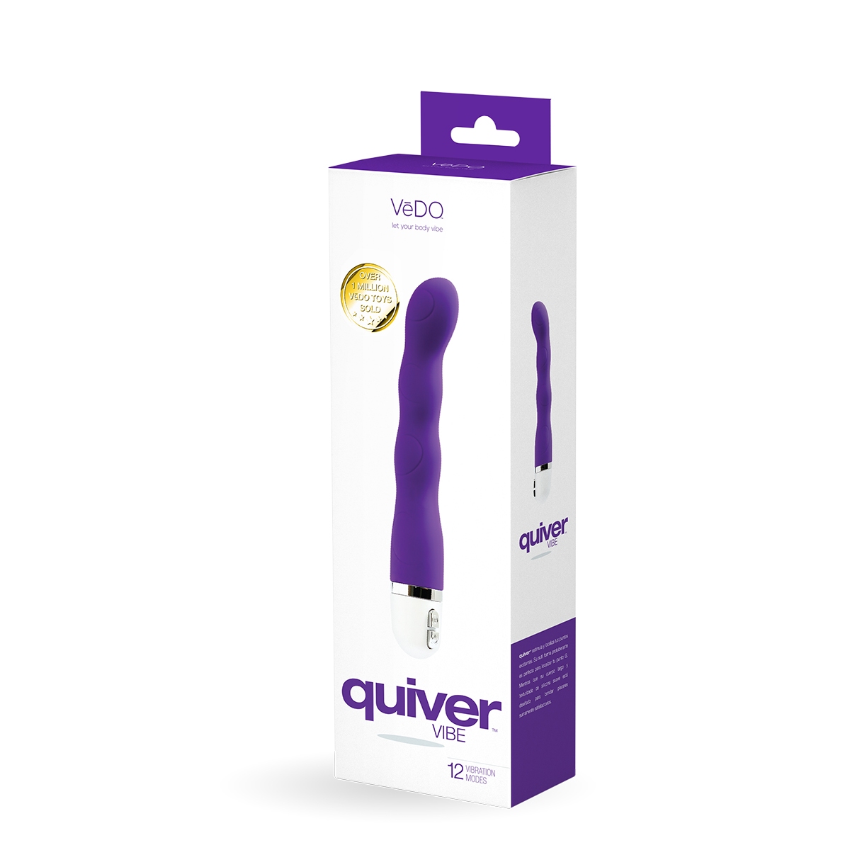 Close-up of the  VeDO vibrator for texture detail