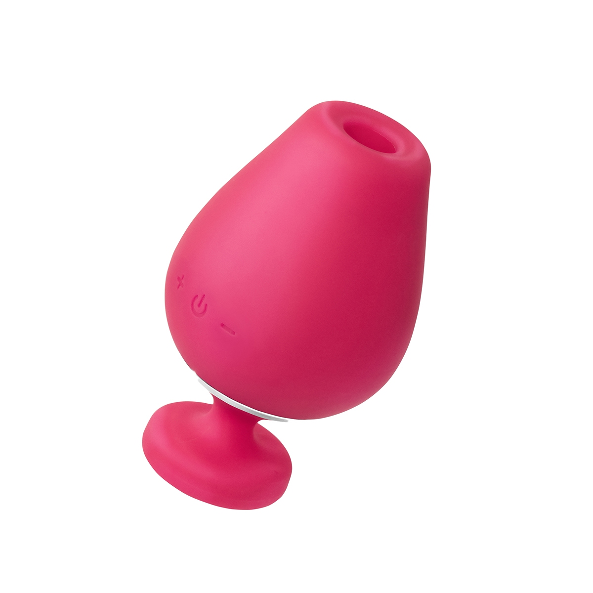 Pink VeDO vibrator Vino Sonic shown in hand for scale