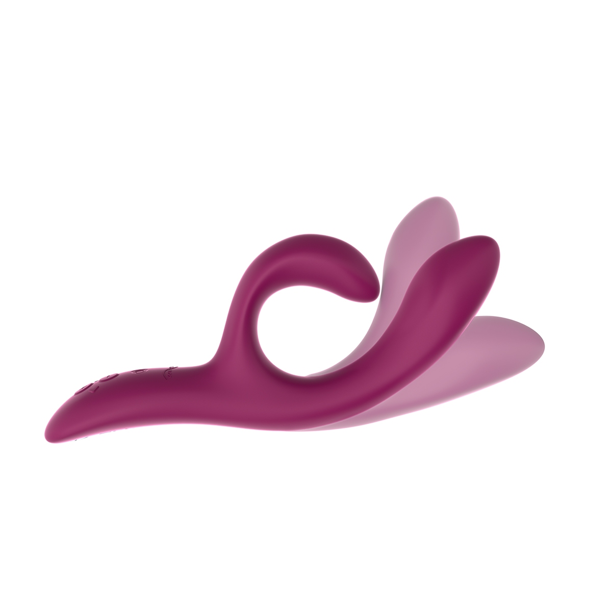 Lifestyle shot featuring the  We-Vibe vibrator beside the bed