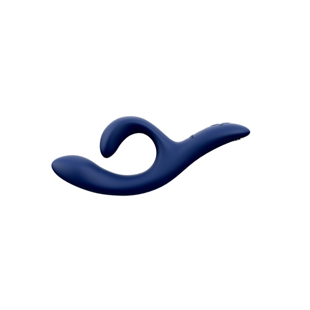 Fully assembled Midnight Blue We-Vibe vibrator with smooth exterior