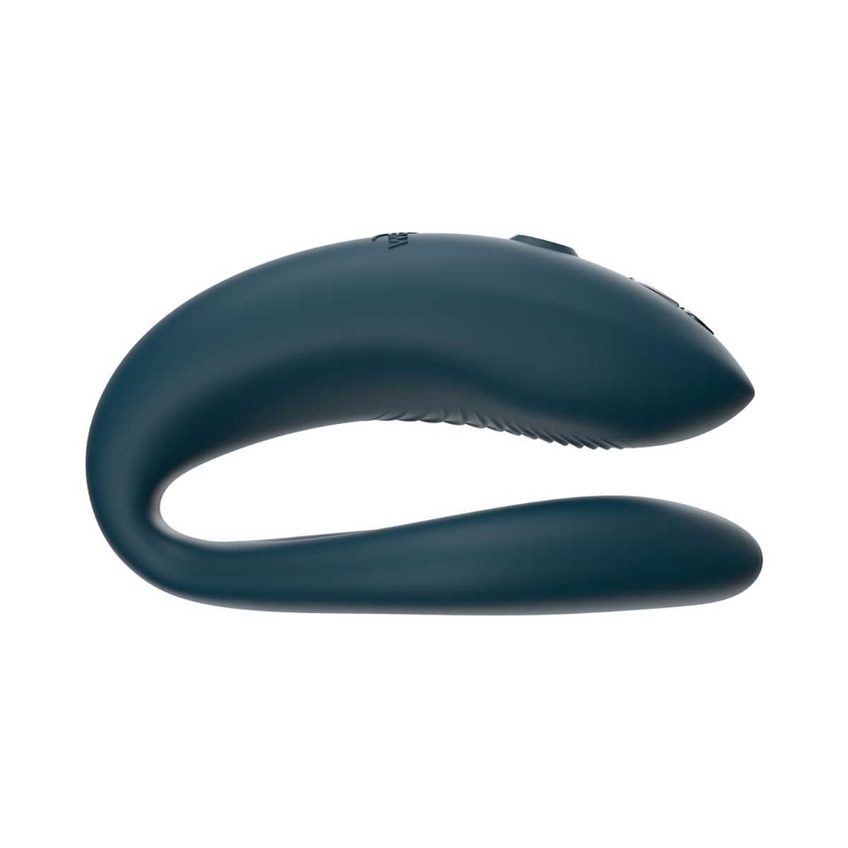 Lifestyle shot featuring the Green We-Vibe vibrator beside the bed
