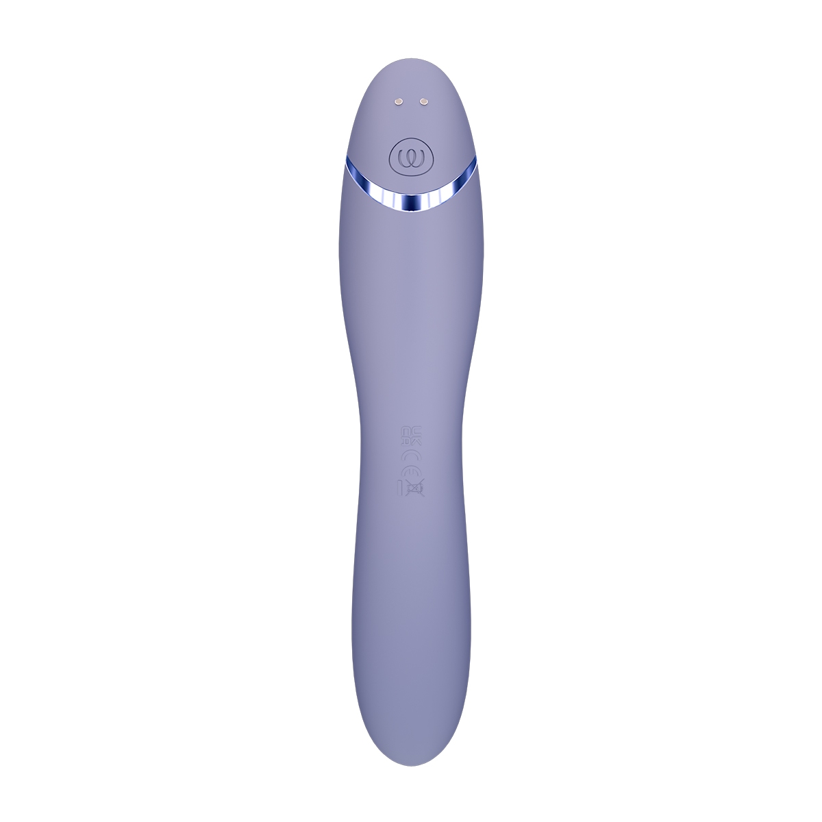 Lifestyle shot featuring the  Womanizer vibrator beside the bed