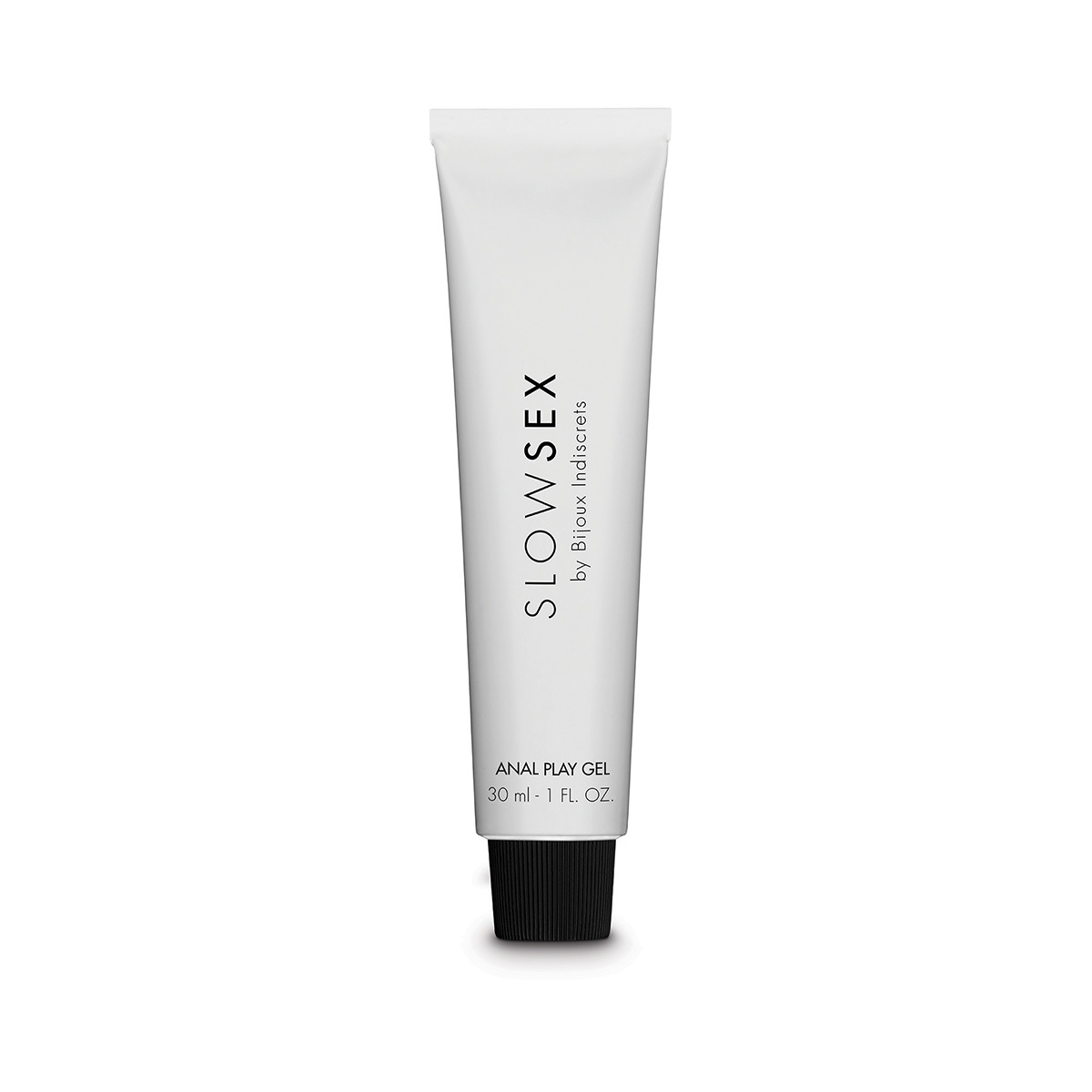 Bottle of 1 oz Anal Lube Bijoux Indiscrets showing thick, supportive formula