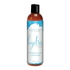 Bottle of 2 oz Plant Based Lube Intimate Earth showing botanical formula